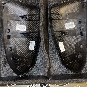 Real Carbon fiber toyota side mirrors for a 2020-2021 A90 supra